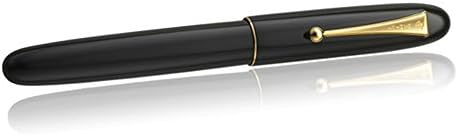 Namiki Urushi Black lacquer No.20 Fountain Pen, Gold, FNK-128S-B - F