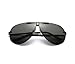 Produktbild VRLEGEND Unisex Sonnenbrille Round Metal Faltbare, UV 400 protection (Schwarz)
