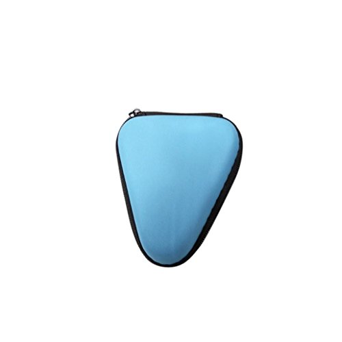 sunnymi Durable Dustproof Box Case For Fidget Hand Spinner Triangle Finger Toy Focus Fingertip Gyro Toy Case Packet (Blue)