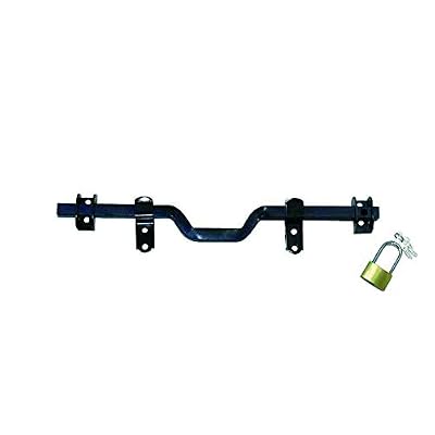 AFBAT Barre de sécurité en acier zingué pour volets, L.41 cm