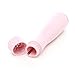 Mini Lady Wet and Dry Shaver - KingOfHearts™ Pocket Size Hair Removal Tool for Bikini Trimming, Leg and Arm Hair Shaving, Waterproof Design with Battery Operated , Come with a Cleaning Brush - Pink