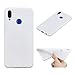 Produktbild Misstars Silikon Hülle für Xiaomi Redmi Note 6 / Note 6 Pro, Soft Flex TPU Case im Candy Design Ultra Dünn Matt Weich Handyhülle Anti-Stoß Kratzfeste Schutzhülle, Weiß