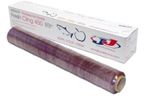 HOLLAND PLASTICS ORIGINAL BRAND 1 X Large Cling Film -45cm Wide x 300 metres Long