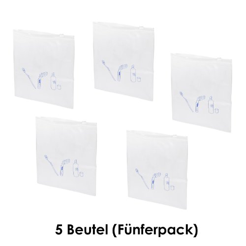 5 Stück Flugzeug Beutel Zipbeutel Kosmetikbeutel Tasche flightbag flight bag von 2-TECH - 2