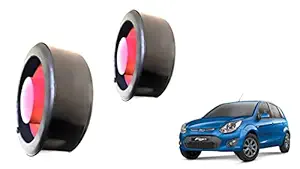 New Tech - Rear Ground Clearance Kit for FIGO OLD - 20 to 25 M.M. (Black and Red) - Set of 2 Pcs - Front side not Required