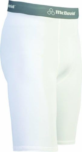 McDavid True Compression Shorts White Extra Large - McDavid 8100T-W-XL