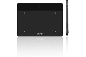 XP-PEN Tavoletta Grafica Deco Fun XS, 8192 Livelli Pressione Penna Senza Batteria Stilo Tavolette Grafiche Adatta Disegno OSU, Compatibile Windows Mac e Android