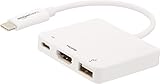 Puerto USB-A para conectar y cargar dispositivos y periféricos compatibles; velocidad de transferencia de datos USB de hasta 5,4 Gbps; salida de corriente máxima de 0,9 A.
