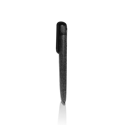 SILEO® 13-13,3 Zoll Premium Laptophülle ARTHUR für Macbook Pro Air Dell XPS uvm. – Echtes Filz mit lebenslanger Garantie – Sleeve Case Hülle in Anthrazit & Schwarz - 3
