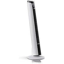 Brandson - Ventilateur Colonne avec télécommande 108 cm - Ventilateur inclinable à 10 degrés - Ventilateur sur Pied avec Oscillation - Oscillation 65 degrés