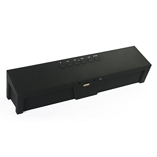 Sardine SDY019 Altavoz Est  reo Inal  mbrico Port  til al Aire Libre Soporte a FM Radio USB TF   MicroSD USB Negro