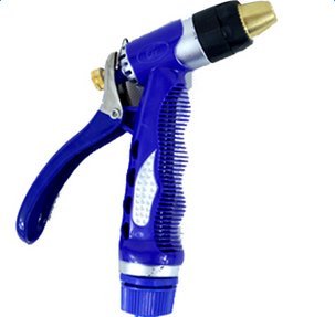 Garten Handbrause | Crenova HN-04 Hochdruck Gartenbrause / Garten-Spritzpistolen - 100% Metal - Verstellbarer Wasserdurchfluss - Robust und Leistungsstark für Autowaschanlagen, Garten Bewässerung