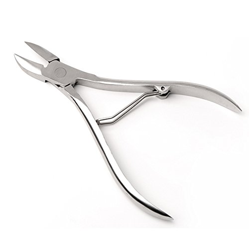 Teenxful Professional Large Stainless Steel Paronychia Nail Nippers Cutter Toenail Ingrown Nail Clippers