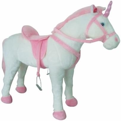 Un Corne Blanc en peluche avec son