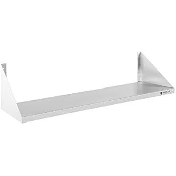 MOOTACO Edelstahl-Wandregal 100x30cm - Rostfrei Für Küche, Garage & Waschküche