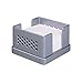 Produktbild MEMO 944 Zettelbox aluminiumfarben von Rexite
