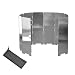 Produktbild BESPORTBLE 10 Teile/Satz Outdoor Grill Windschutzscheibe Aluminium Windschutzscheibe Grill Klappofen Windschutzscheibe Windschutzscheibe für Camping Picknick