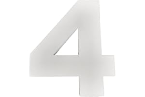 DecoPorex - Numeri 40 cm altezza polistirolo espanso per decorazione di eventi, festeggi, anniversario e compleanni (4)