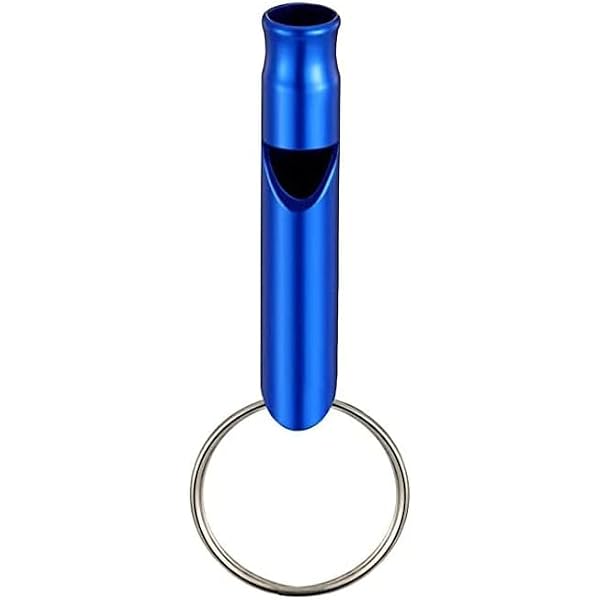 Pack 7 Silbatos De Emergencia De Aluminio - Doble Frecuencia, Más De 120 DB, Llavero Incluido, Para Camping Y Senderismo