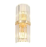 Farbe: Elektrophorese-Gold, Größe: Durchmesser 20 cm, Höhe 45 cm, Material: Hardware, Glas