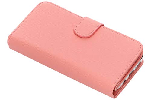 Preisvergleich Produktbild Selencia Saffiano 9 Slots Geldbörsen-Hülle Rosa Samsung Galaxy S8