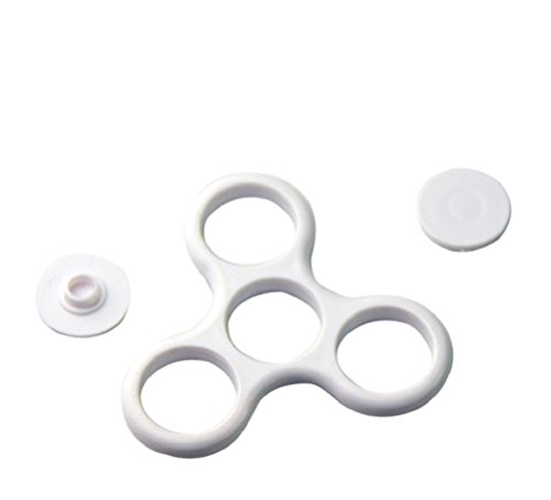 ILOVEDIY EDC Plastic Toy Frame Shell Hand Spinner Tri Fidget Replacement Without Bearing Kids/Adult (White) ILOVEDIY EDC Plastic Toy Frame Shell Hand Spinner Tri Fidget Replacement Without Bearing Kids/Adult (White)