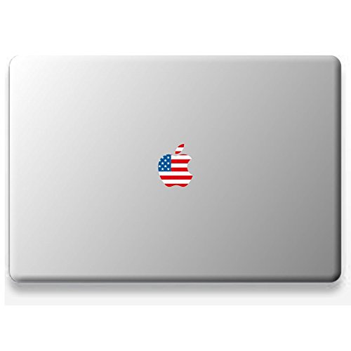 USA-Flagge Aufkleber Sticker für 13 15 17 Zoll Apple MacBook / Pro / Air Laptop (Vor Ende 2016) - 2