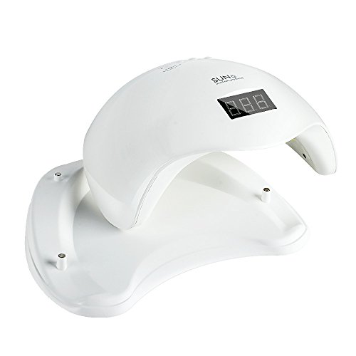 KYG SUN5 2-in-1 24LEDs 36W Nageltrockner UV Gel Nagellampe Lichthärtegerät Mit 10/30/60 Sekunden Und 99S Geringe Wärmemodus Timer Lichthärtungsgerät Für Fingernägel und der Zehennägel Weiß - 6