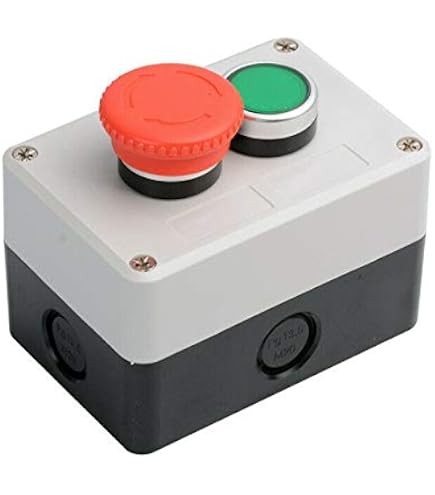 Interruptor De Botón Para Carril DIN JP9 - Protección IP20, 230V AC, Fácil Instalación Para Cuadros Eléctricos