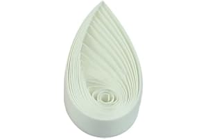ODETOJOY Lot de 120 bandes de papier pour quilling blanc cassé de 7 mm pour travaux manuels, fabrication de cartes, scrapbooking - 54 cm (blanc cassé)