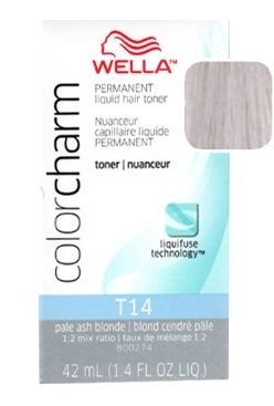 Wella Color Charm Toner - #T14 - Pale Ash Blonde 41 ml (Pack of 2)