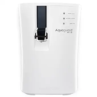 Eureka Forbes Aquaguard Ritz RO+UV+MTDS+Alkaline+UV e-boiling+Mineral Guard+Stainless steel Water Purifier (White)