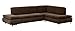 Produktbild Max Winzer 2920-263-2051701-Met Sofa 2.5-Sitzer Links mit Ecksofa Rechts Terrence, Holz/Polyätherschaum, Braun, 190 x 270 x 76 cm