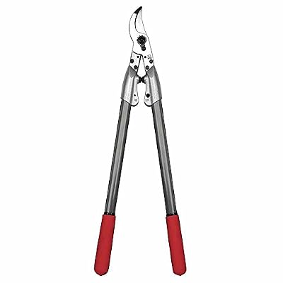 Felco 210C-60 Sécateur à deux mains avec coupe en Carbone, Argent/rouge/noir, 60 cm