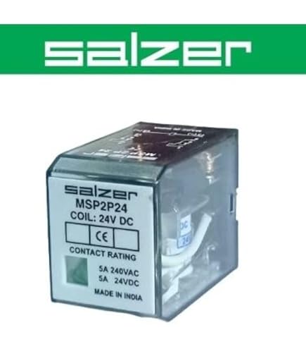Electrixzone 8 Pin Relay 5Amp 2 Pole Salzer Make General Purpose