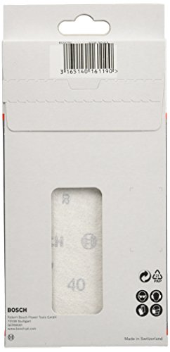 Bosch Pro Schleifblatt (für Schwingschleifer Holz und Farbe, 10 Stück, Körnung 40, C430) - 2