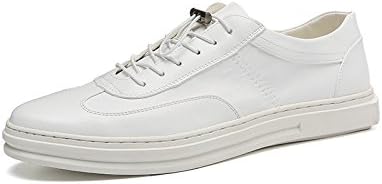 New white leather shoes men's shoes shoes casual shoes shoes , white , 38
