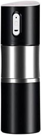 HCCTI Mini Portable Automatic Coffee Maker, Rechargeable Coffee Pot, Stainless Steel Insulated Coffee Machine , Black