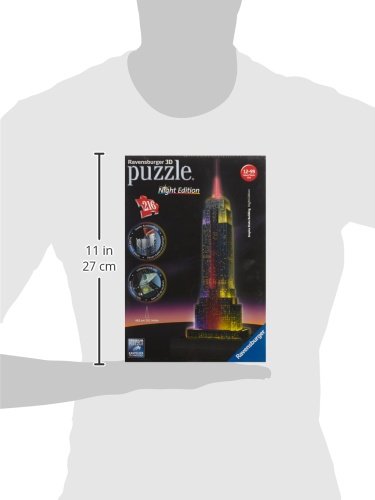 Ravensburger Empire State Building - Night Edition, 216pc 3D Jigsaw Puzzle®