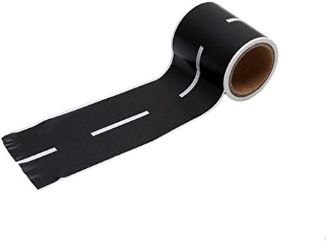 Chinget Road Tape Toy Play DIY Adhesive Tap Toys Railway or Highway Road for Kids Gifts (A)