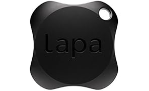 Traqueur Bluetooth Lapa 2 - Trouvez vos clés, votre porte-monnaie, votre sac, vos animaux domestiques et même votre smartphone (Noir)