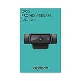 webcam logitech profesional Videoconferencias y grabaciones de vídeo full hd 1080p a 30 fps: para causar una gran impresión en ocasiones importantes, con vídeo nítido y detallado, y colores intensos