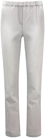 Cotton Traders Womens Ladies Pull On Stretch Bootcut Trousers Pants 31" Grey Stone 22