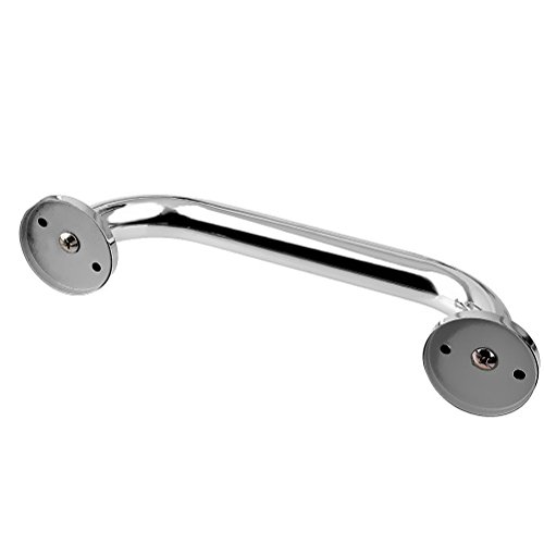 ULTNICE Haltegriff Edelstahl Dusche Badewanne Grab Bar Handtücher Schiene 300mm - 3