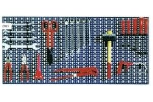 BIZZOTTO Pannello Porta Attrezzi in lamiera con fori e asole