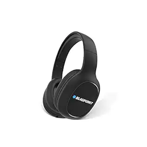 Blaupunkt BH21 Bluetooth Over-The -Ear High Bass HD Sound Wireless Headphone with Turbo Bass Equaliser Mode, Super Soft Protein Over-The Ear Cushions, 24 Hours Battery Life