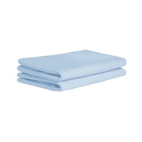 Cuddles Collection Cot Fitted Terry Sheets (Blue, Pack of 2)