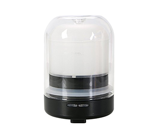 Fragrant Space Aroma diffuser, Humidifier Mute Ultrasound Colorful Essential oil lamps Incense burner glass Intelligent Night light Oxygen 100ml 90D*130H (Color : White)