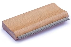 MEOW&WOOF Enthaarungsbürste für Hunde, Katzen, Pferd und Ziege, Unterfell, Schuppen und Flocken, Romove – Pflegewerkzeug für Haustier und Bauernhoftiere – Große Größe