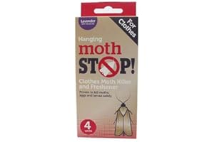 Lakeland Moth Stop Moth Killer Wardrobe Hangers - Pack of 4